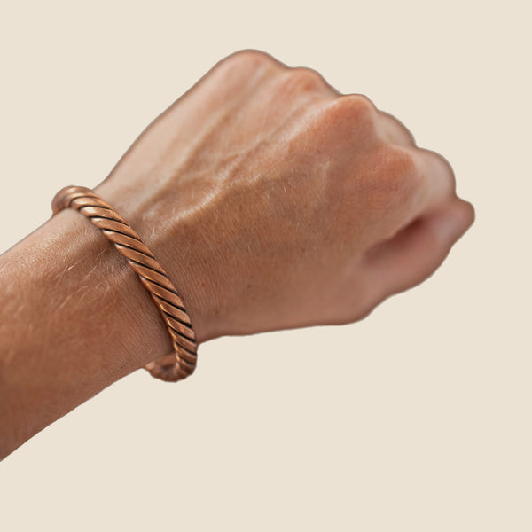 Kopero Koperen Armband Gedraaid
